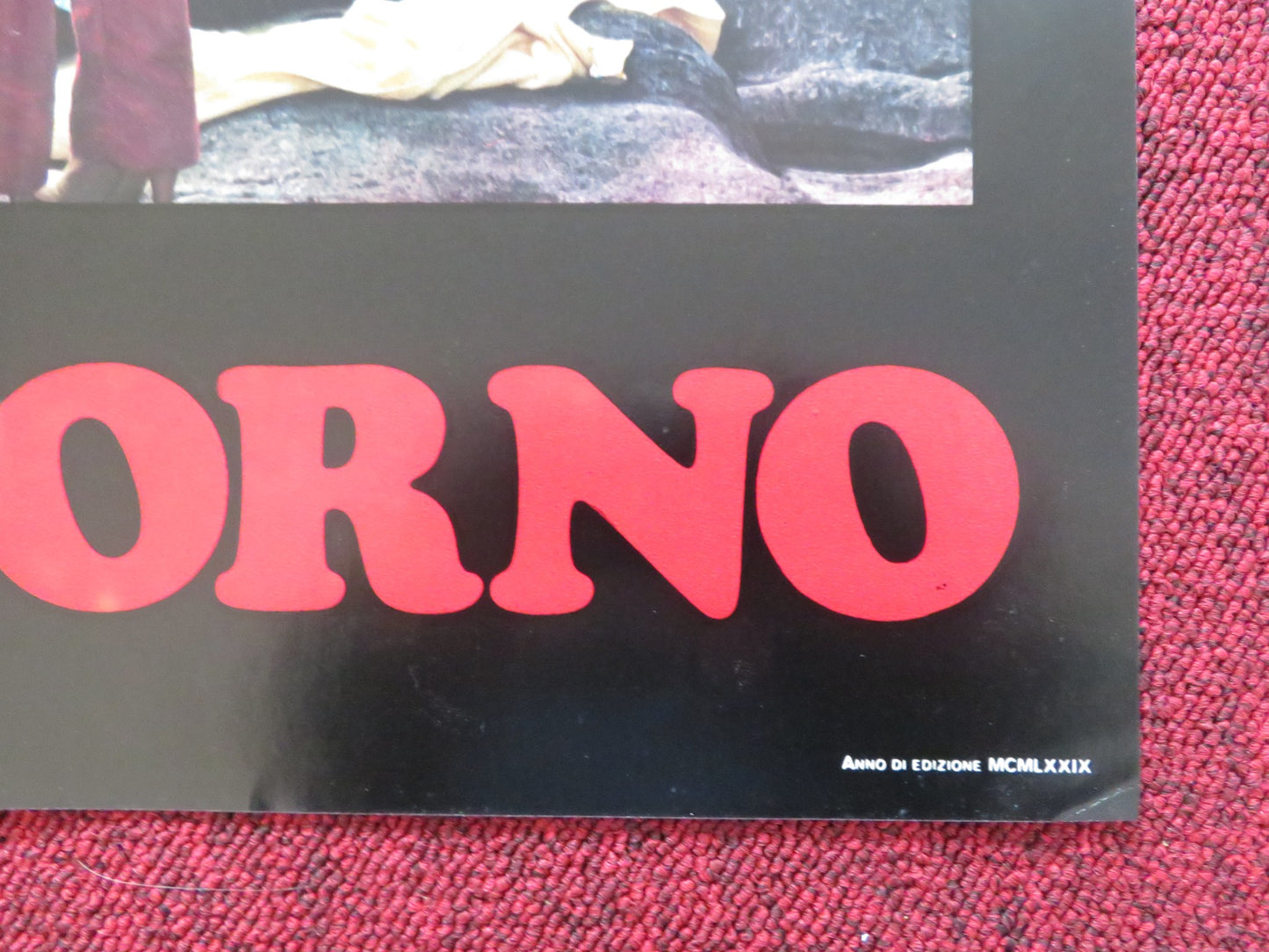 PROFONDO PORNO - F ITALIAN FOTOBUSTA POSTER ANGELIQUE BERNARD AXEL BERGER 1977