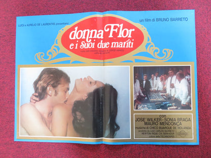 DONA FLOR AND HER TWO HUSBANDS - B ITALIAN FOTOBUSTA POSTER JOSE WILKER 1978