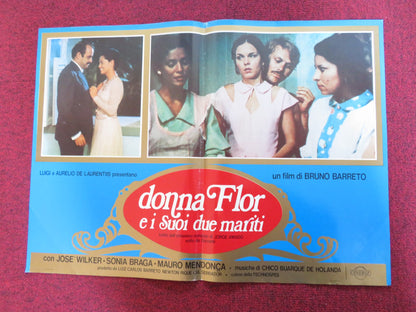 DONA FLOR AND HER TWO HUSBANDS - C ITALIAN FOTOBUSTA POSTER JOSE WILKER 1978