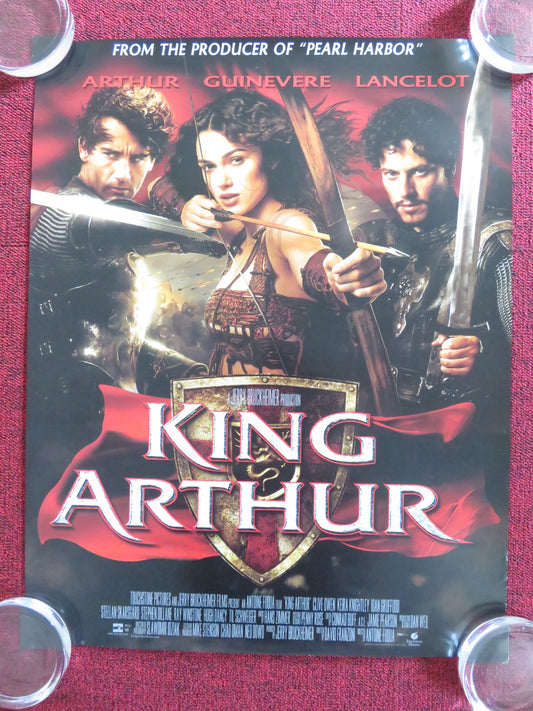 KING ARTHUR VHS VIDEO POSTER KEIRA KNIGHTLEY CLIVE OWEN 2004