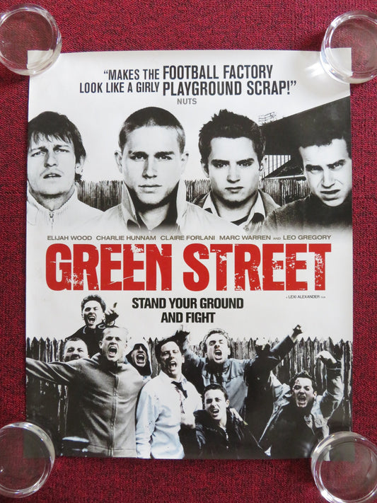 GREEN STREET VHS VIDEO POSTER ELIJAH WOOD CHARLIE HUNNAM 2005