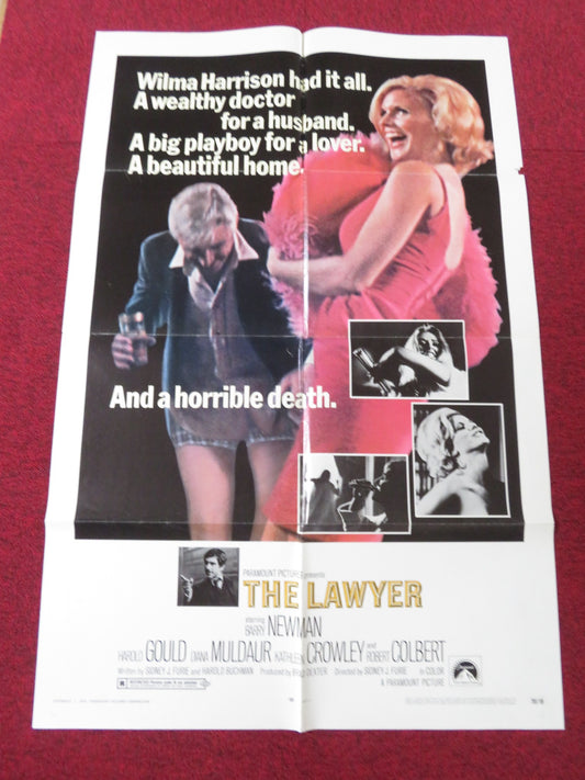 THE LAWYER FOLDED US ONE SHEET POSTER BARRY NEWMAN HAROLD GOULD 1970