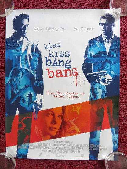 KISS KISS BANG BANG VHS VIDEO POSTER ROBERT DOWNEY JR. VAL KILMER 2005