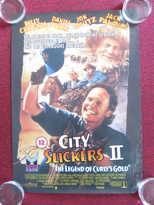 CITY SLICKERS II: THE LEGEND OF CURLY'S GOLD VHS VIDEO POSTER BILLY CRYSTAL 1994