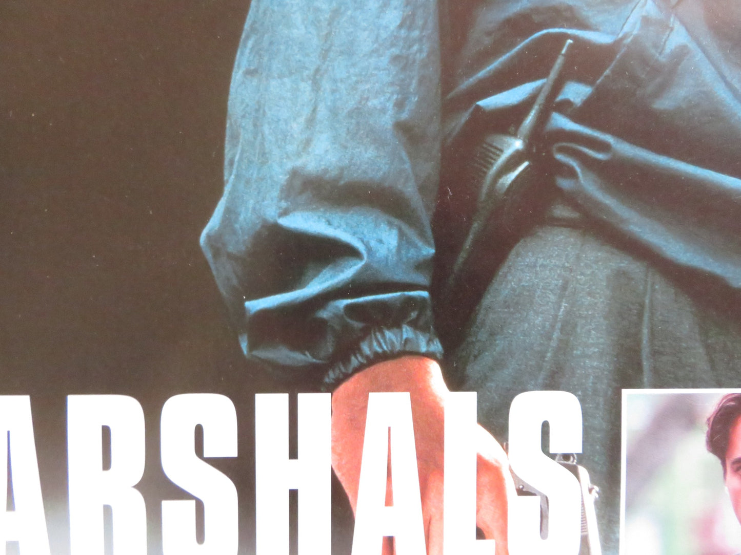 U.S. MARSHALS VHS VIDEO POSTER TOMMY LEE JONES WESLEY SNIPES 1998