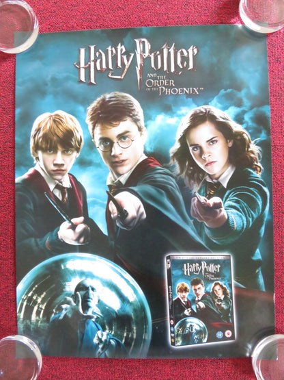 HARRY POTTER AND THE ORDER OF THE PHOENIX VHS VIDEO POSTER DANIEL RADCLIFFE 2007