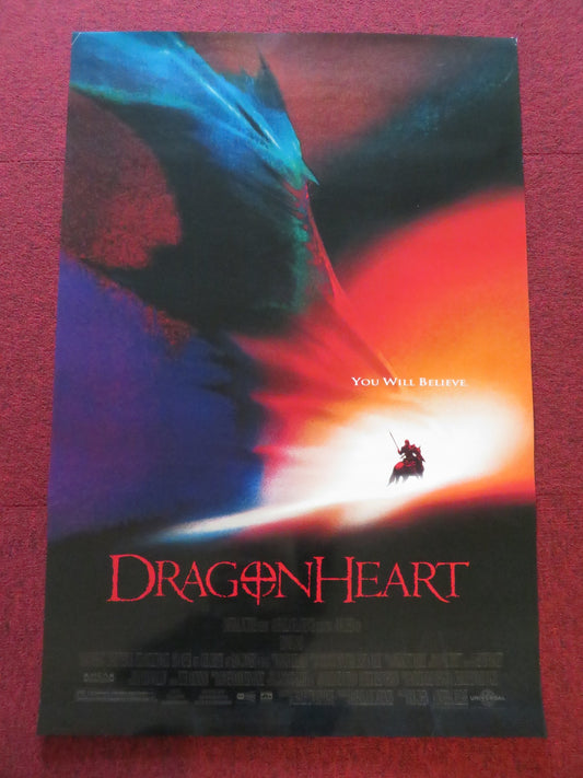 DRAGONHEART US ONE SHEET ROLLED POSTER DENNIS QUAID DAVID THEWLIS 1996