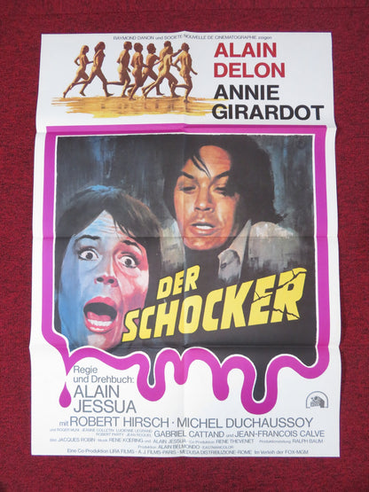 DOCTOR IN THE NUDE GERMAN A1 POSTER FOLDED ALAIN DELON ANNIE GIRARDOT 1973