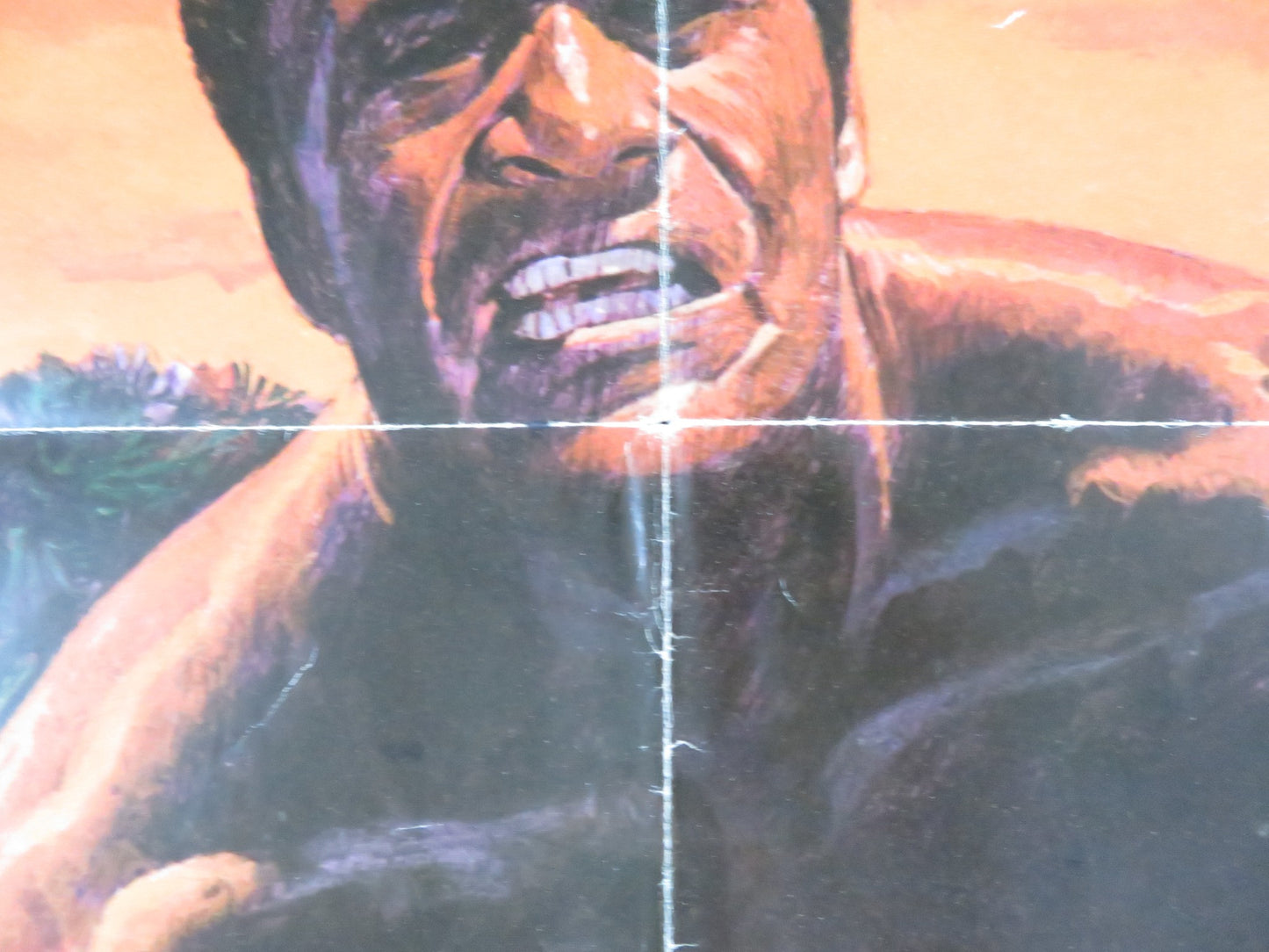 I ESCAPED FROM DEVIL'S ISLAND FOLDED US ONE SHEET POSTER JIM BROWN 1973