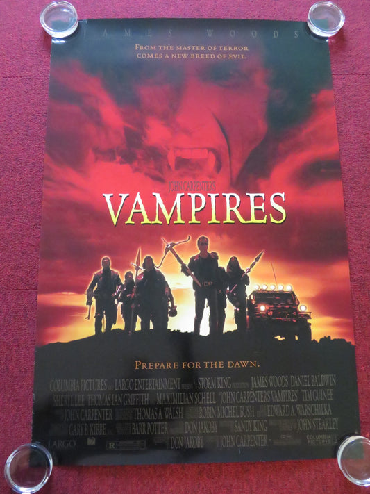 VAMPIRES US ONE SHEET ROLLED POSTER JAMES WOODS DANIEL BALDWIN 1998