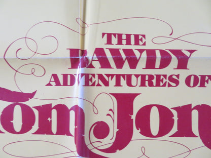 THE BAWDY ADVENTURES OF TOM JONES FOLDED US ONE SHEET POSTER NICKY HENSON 1976