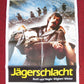 JAGERSCHLACHT GERMAN A1 POSTER FOLDED BERND STEPHAN HEINRICH SCHWEIGER 1982