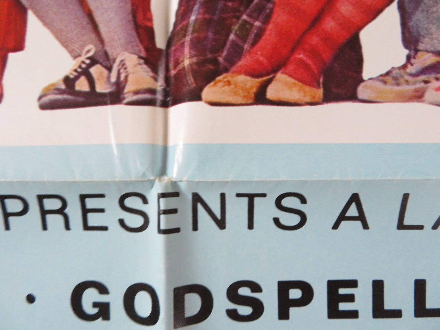 GODSPELL FOLDED US ONE SHEET POSTER VICTOR GARBER KATIE HANLEY 1973