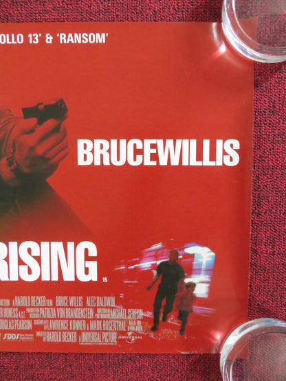 MERCURY RISING UK MINI QUAD POSTER BRUCE WILLIS ALEC BALDWIN 1998