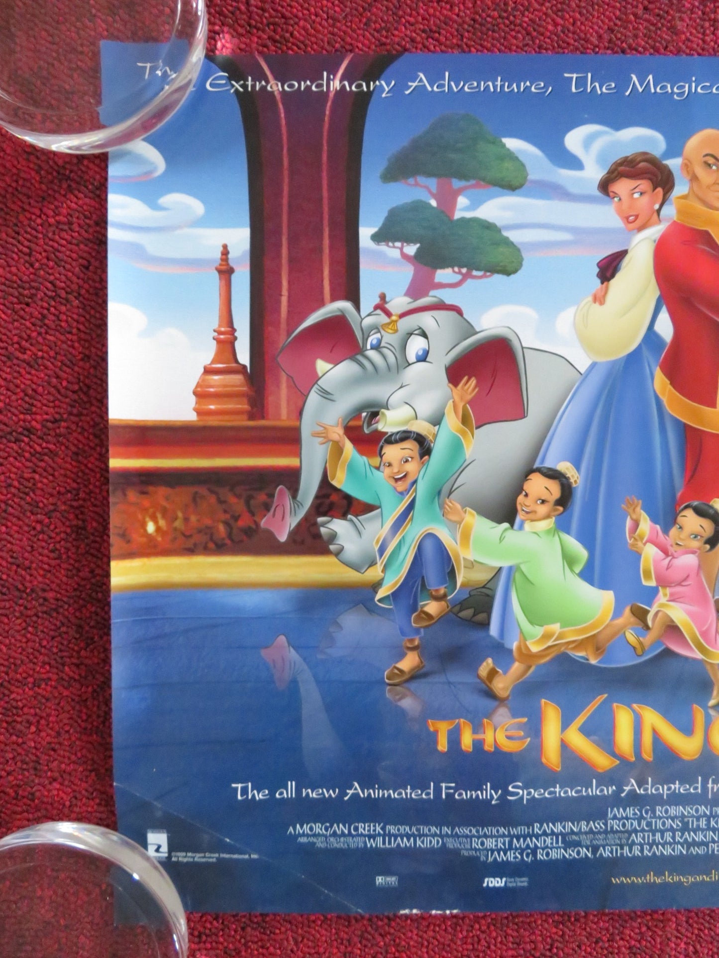 THE KING AND I UK MINI QUAD POSTER MIRANDA RICHARDSON MARTIN VIDNOVIC 1999