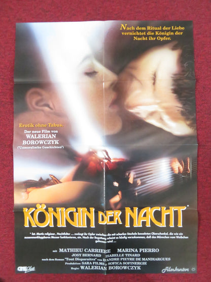 LOVE RITES GERMAN A1 POSTER FOLDED MARINA PIERRO MATHIEU CARRIERE 1989