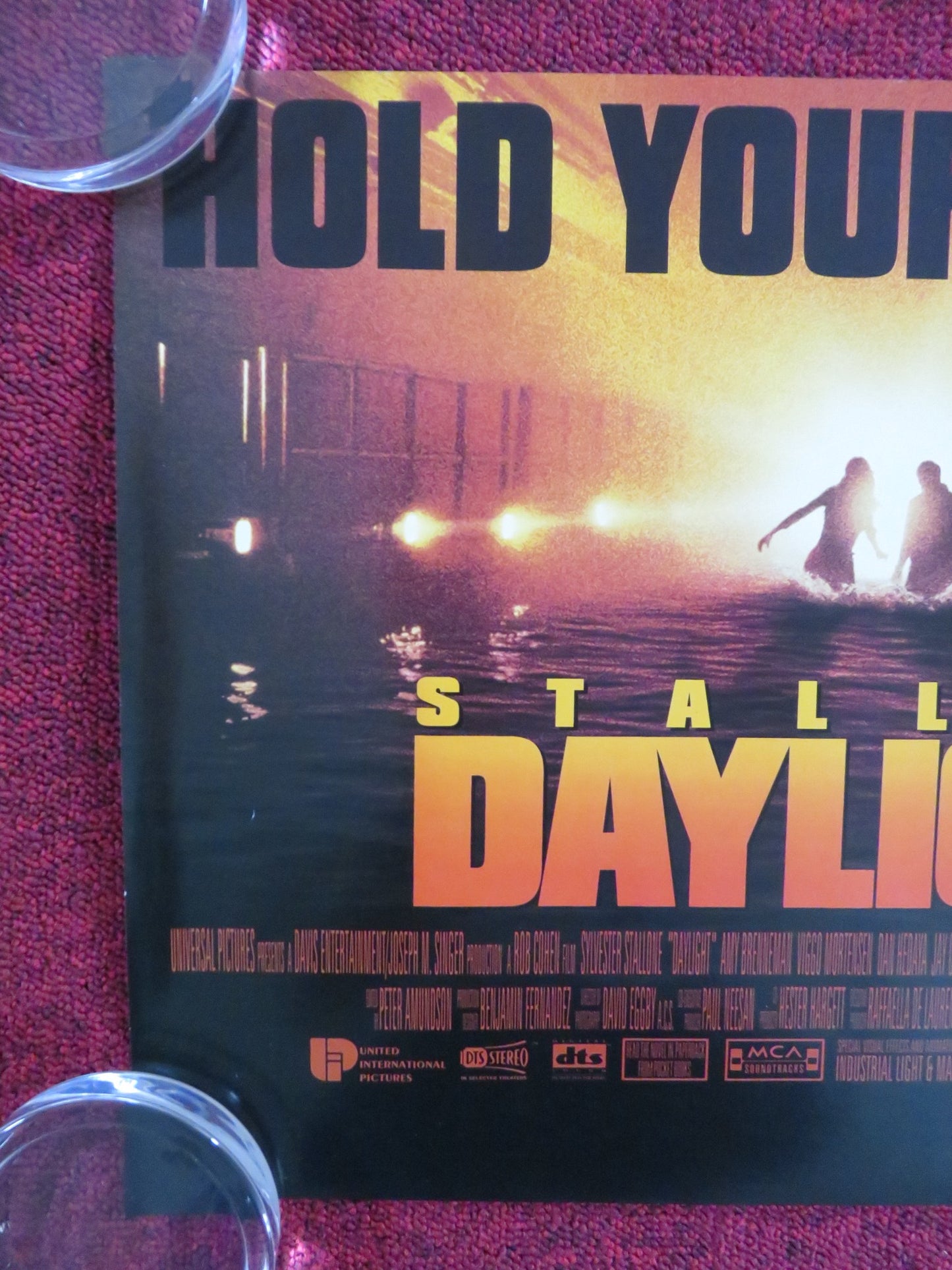 DAYLIGHT UK MINI QUAD POSTER SYLVESTER STALLONE VIGGO MORTENSEN 1996