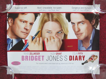 BRIDGET JONES'S DIARY UK MINI QUAD POSTER RENEE ZELLWEGER COLIN FIRTH 2001