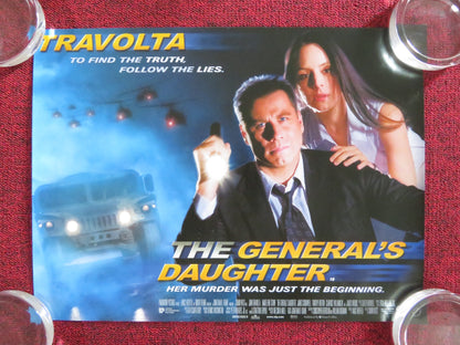 THE GENERAL'S DAUGHTER UK MINI QUAD POSTER JOHN TRAVOLTA MADELEINE STOWE 1999