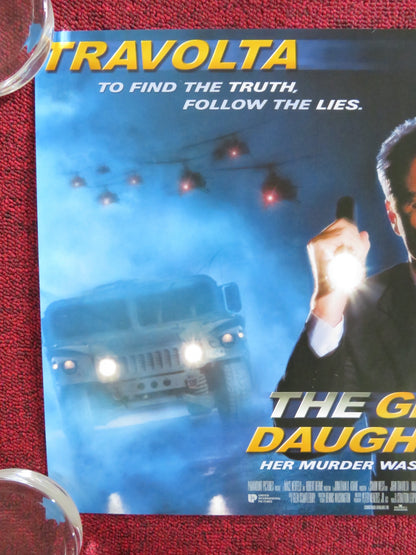 THE GENERAL'S DAUGHTER UK MINI QUAD POSTER JOHN TRAVOLTA MADELEINE STOWE 1999