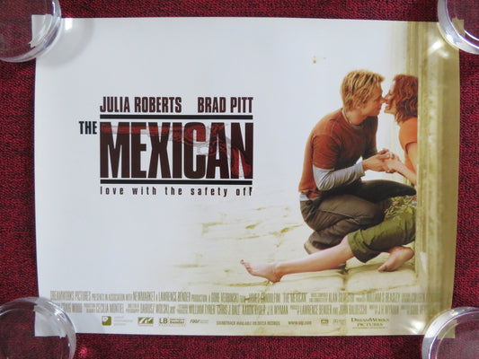 THE MEXICAN UK MINI QUAD POSTER BRAD PITT JULIA ROBERTS 2001