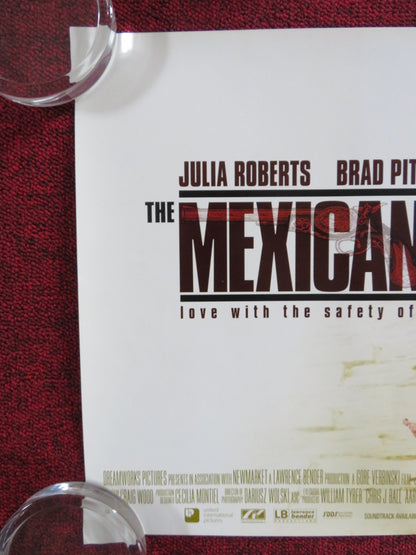 THE MEXICAN UK MINI QUAD POSTER BRAD PITT JULIA ROBERTS 2001