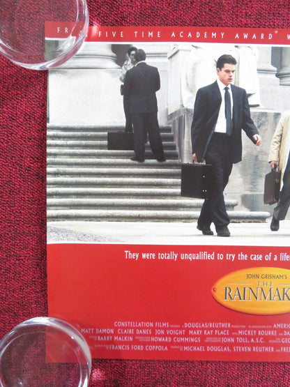 THE RAINMAKER UK MINI QUAD POSTER MATT DAMON DANNY DEVITO 1997