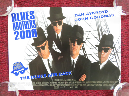 BLUES BROTHERS 2000 UK MINI QUAD POSTER DAN AYKROYD JOHN GOODMAN 1998