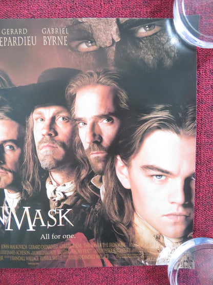 THE MAN IN THE IRON MASK UK MINI QUAD POSTER LEONARDO DI CAPRIO J. IRONS 1998