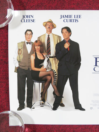 FIERCE CREATURES UK MINI QUAD POSTER JOHN CLEESE JAMIE LEE CURTIS 1997