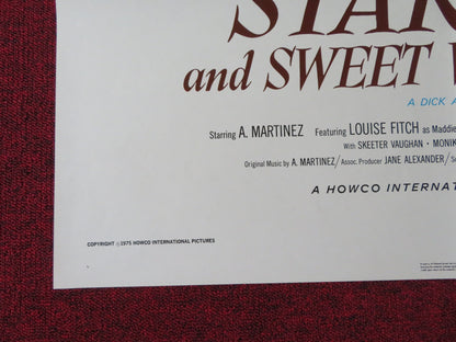 STARBIRD AND SWEET WILLIAM FOLDED US ONE SHEET POSTER A MARTINEZ L. LEWIS 1975