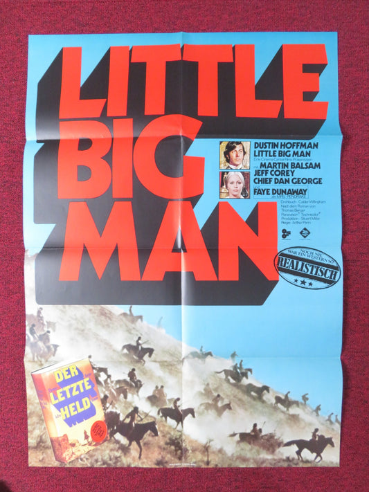 LITTLE BIG MAN GERMAN A1 POSTER FOLDED DUSTIN HOFFMAN FAYE DUNAWAY 1970