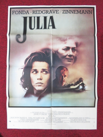 JULIA GERMAN A1 POSTER FOLDED JANE FONDA VANESSA REDGRAVE 1978