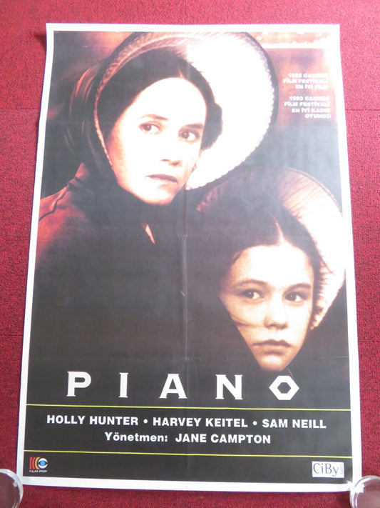 THE PIANO TURKISH POSTER ROLLED HOLLY HUNTER HARVEY KEITEL 1993