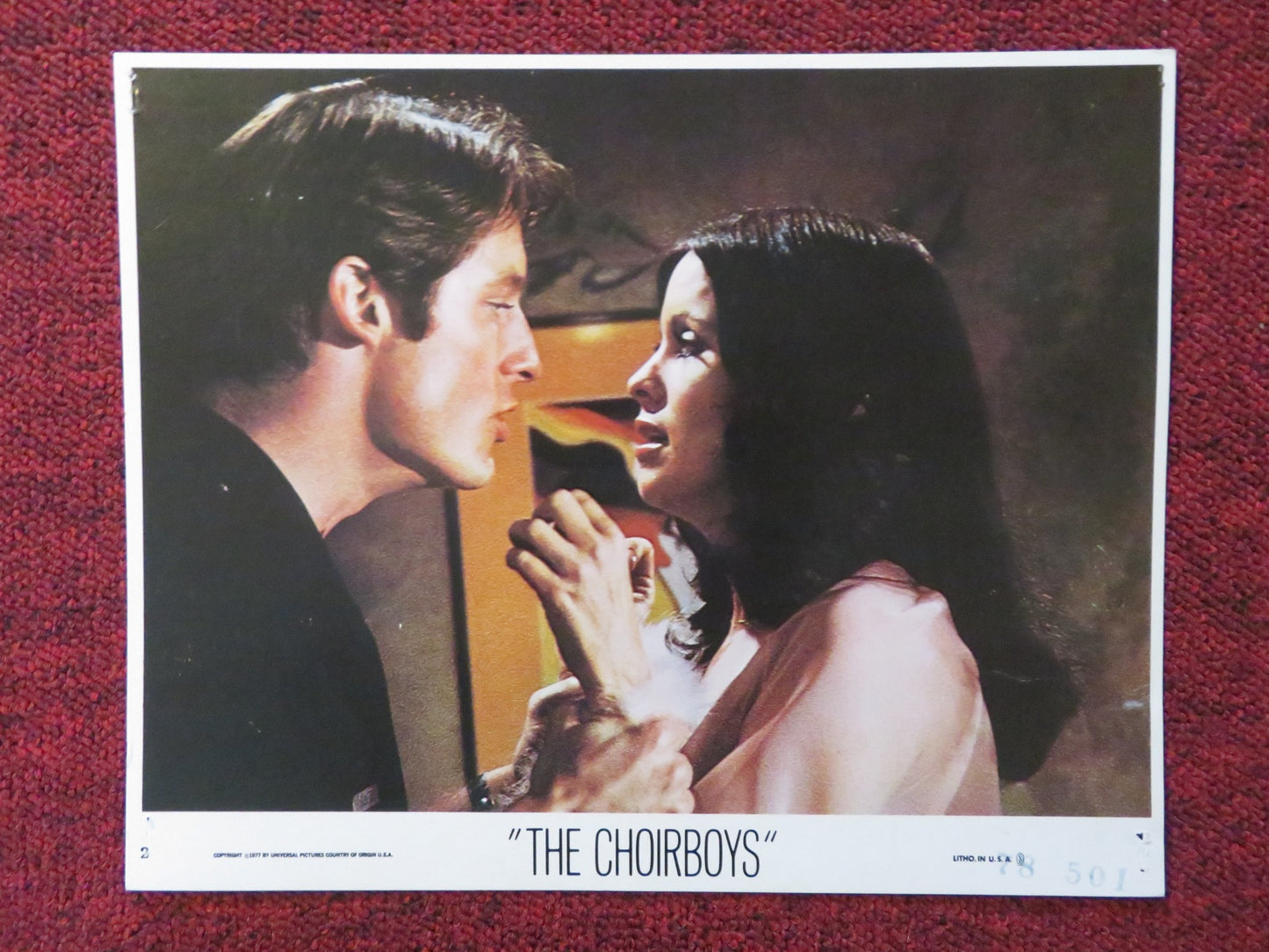 THE CHOIRBOYS -2  LOBBY CARD CHARLES DURNING PERRY KING 1978