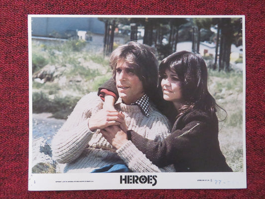 HEROES- 1  LOBBY CARD HENRY WINKLER SALLY FIELD 1977