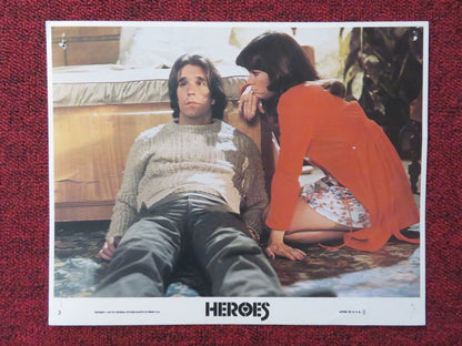 HEROES- 3  LOBBY CARD HENRY WINKLER SALLY FIELD 1977