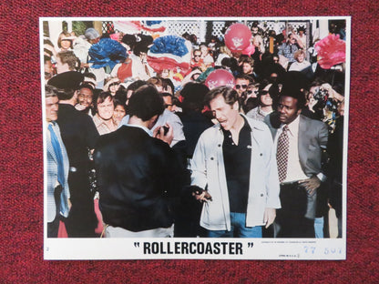 ROLLERCOASTER - 2 LOBBY CARD GEORGE SEGAL RICHARD WIDMARK 1977