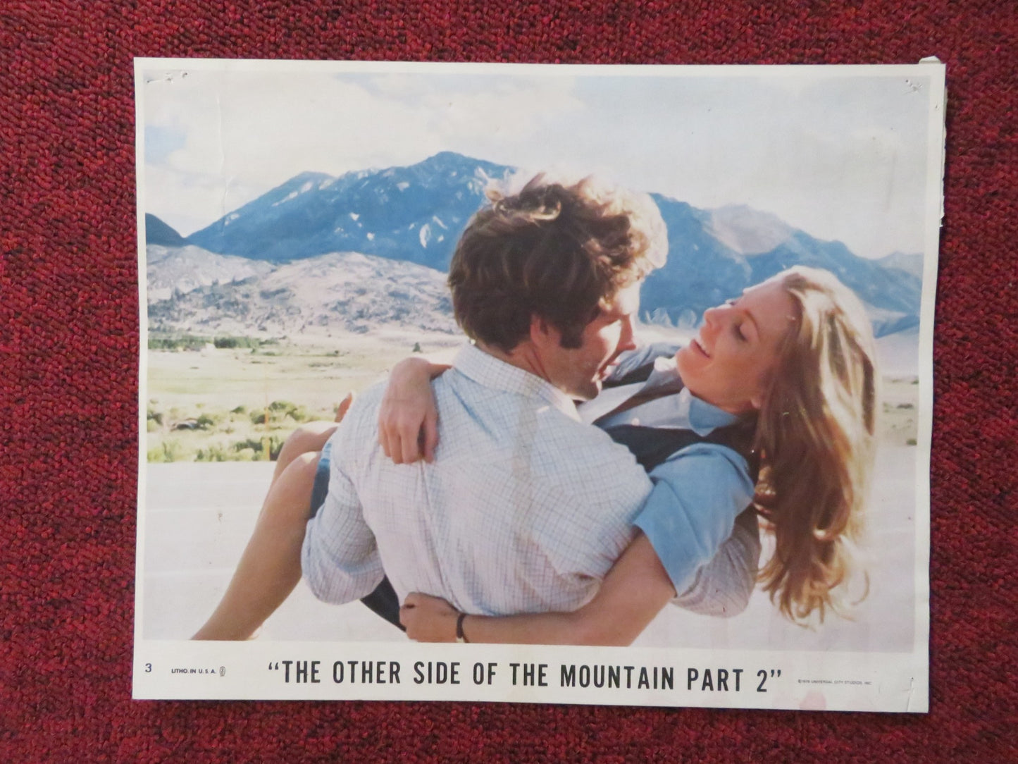 THE OTHER SIDE OF THE MOUNTIAN PART 2-3 LOBBY CARD MARILYN HASSETT 1978