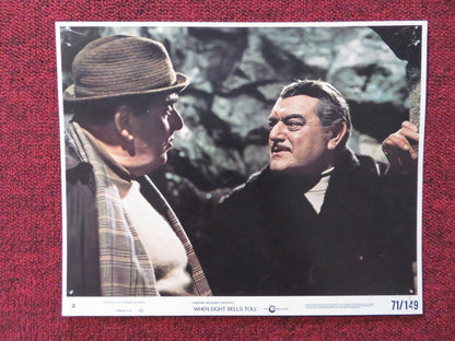 WHEN EIGHT BELLS TOLL -2 LOBBY CARD ANTHONY HOPKINS 1971