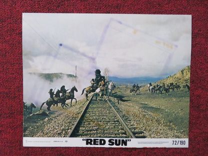 RED SUN - 3 LOBBY CARD CHARLES BRONSON URSUAL ANDRESS 1972