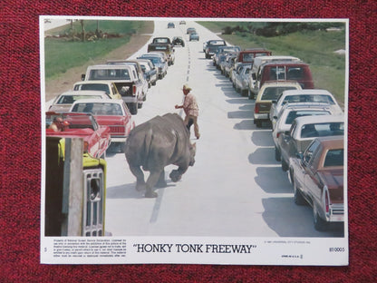 HONKY TONK FREEWAY- 5 LOBBY CARD DAVID RASCHE PAUL  JABARA 1981