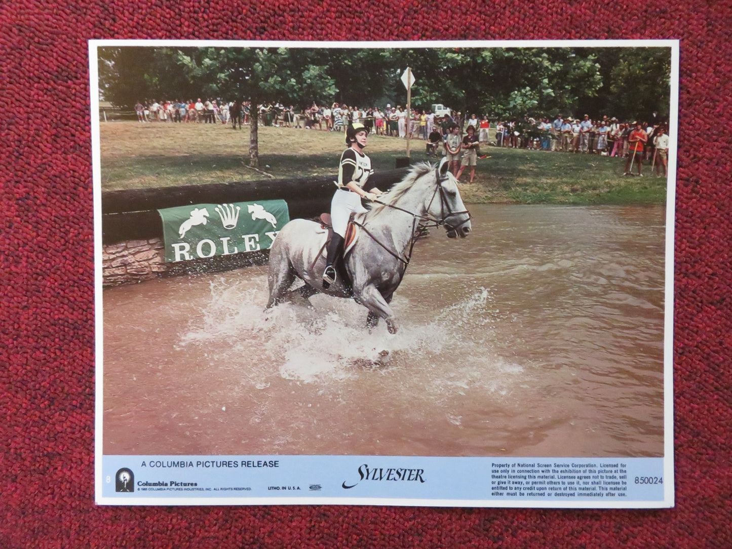 SYLVESTER - 8 LOBBY CARD RICHARD FARNWORTH MELISSA GILBERT 1985