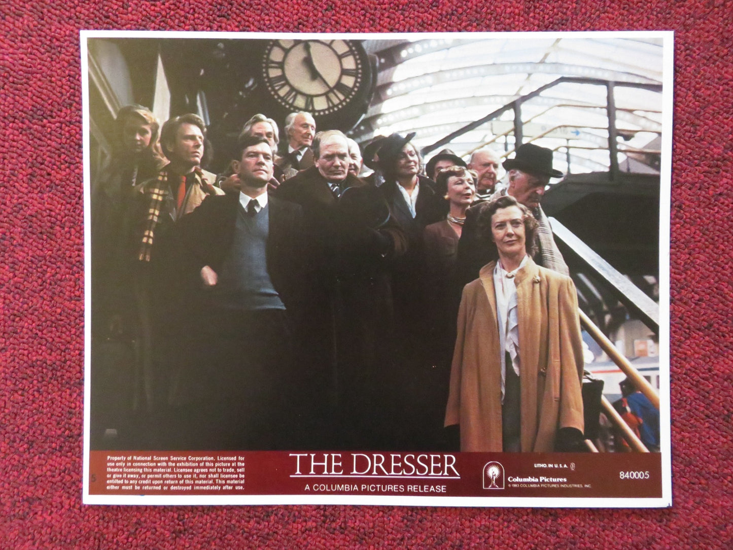 THE DRESSER- 5 LOBBY CARD ALBERT FINNEY  TOM COURTENAY 1984