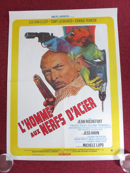 MEAN FRANK AND CRAZY TONY PRISON FRENCH POSTER ROLLED LEE VAN CLEEF 1975