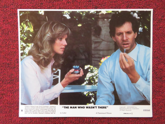 THE MAN WHO WASN'T THERE - 8 LOBBY CARD STEVE GUTTENBERG 1983