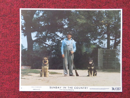 SUNDAY IN THE COUNTRY - 7  LOBBY CARD ERNEST BORGNINE  MICHAEL J. POLLARD 1974