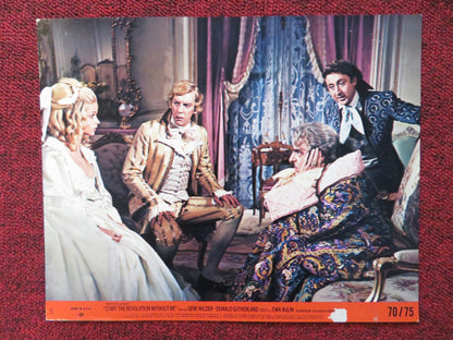 START THE REVOLUTION WITHOUT ME -2 LOBBY CARD GENE WILDER DONALD SUTHERLAND 1970