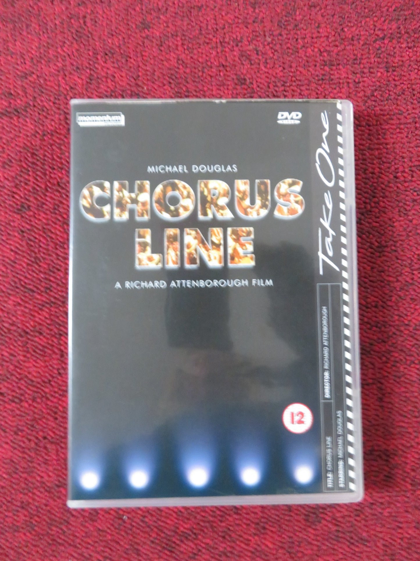 A CHORUS LINE (DVD) MICHAEL DOUGLAS ALYSON REED 1985 REGION 2