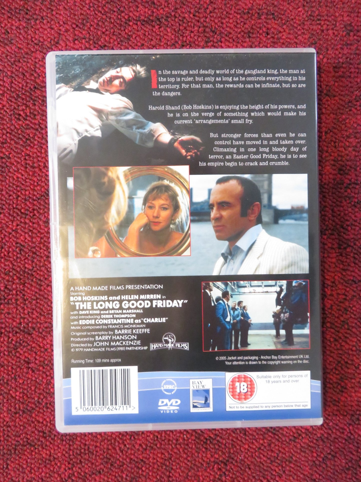 THE LONG GOOD FRIDAY (DVD) BOB HOSKINS HELEN MIRREN 1980 REGION 2